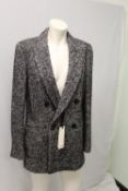 PINTO, a ladies coat with double belt, size 8