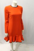 VICTORIA BECKHAM, a ladies short red dress, size 8