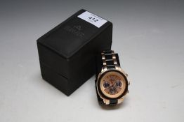 A BOXED AUGUST STEINER WRIST WATCH, DIA 4.25 CM