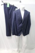 HUGO BOSS, a gents 2pc check suit, size 38