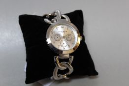 AN AKRIBOS XXIV WRISTWATCH, open link bracelet, no box