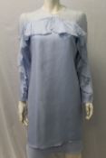 GABRIEL VIELMA, a ladies short blue dress, size 12