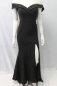 JARLO, a ladies long black dress, size 8