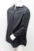 VINETTI, a gents black shirt with embroidered detail, size S