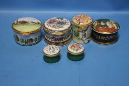 A COLLECTION OF STAFFORDSHIRE ENAMELS TO INCLUDE BILSTON