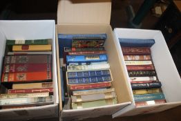 THREE BOXES OF FOLIO SOCIETY BOOKS