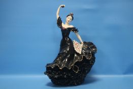 A COALPORT COMPTON & WOODHOUSE LIMITED EDITION FLAMENCO DANCER