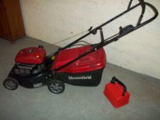 A MOUNTFIELD PETROL LAWNMOWER.