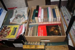 TWO BOXES OF MISCELLANEOUS BOOKS