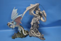 TWO ENCHANTICA DRAGONS