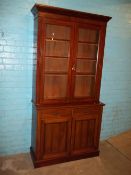 AN EDWARDIAN DISPLAY CABINET