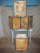 FOUR TEA CHESTS