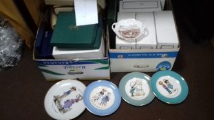 A QUANTITY OF BOXED COLLECTORS' PLATES TO INCLUDE COALPORT