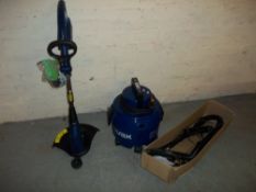 A VAX CARPET CLEANER AND AN EXTREME CORDLESS STRIMMER