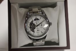 A BOXED EDISON CHRONOGRAPH WATCH