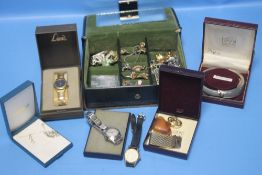 COLLECTABLES TO INCLUDE COSTUME JEWELLERY, WRIST WATCHES ETC.