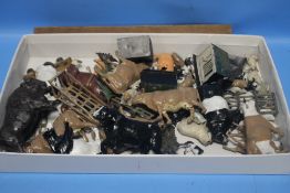 A COLLECTION OF ASSORTED FARM AND OTHER LEAD ANIMALS, some a/f including Britains examples
