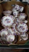 A TRAY OF CAULDON CHINA (NOT INCLUDING TRAY)