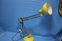 AN ANGLESPOISE LAMP