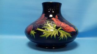 A MOORCROFT 'ANEMONE' VASE, H 24 CM