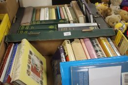 TWO BOXES OF REFERENCE BOOKS ON BOOKS, AUTHORS AND LETTER WRITING to include Michael Twyman - 'Early