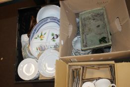 A QUANTITY OF CERAMICS