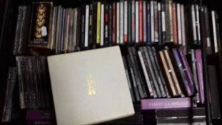 A TRAY OF ASSORTED CDS (TRAY NOT INCLUDED)