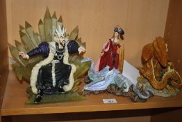 FOUR ASSORTED ENCHANTICA FIGURES