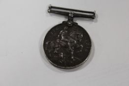 A WWI MEDAL AWARDED TO CH. 20890. PTE. J. A. JENNINGS. R. M. L. I