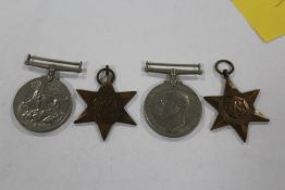 A GROUP OF FOUR WWII MEDALS
