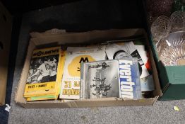 A TRAY OF VINTAGE FOOTBALL PROGRAMMES TO INCLUDE MOLINEWS, MOSTLY WOLVES