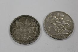 AN 1893 CROWN, TOGETHER WITH A 1935 EXAMPLE