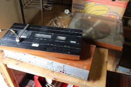 A BANG & OLUFSEN BEOGRAM 1202 RECORD PLAYER TOGETHER WITH A BEOCORD 1700 AND A BEOMASTER 3000-2 (3)