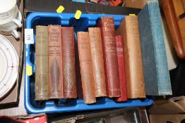 A SMALL BOX OF VINTAGE BOOKS