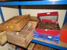 A QUANTITY OF TOOLS PARTS NAILS ETC