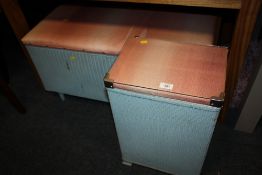 A LLOYD LOOM BOX AND ANOTHER (2)