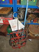 A PORTAPAK GAS WELDING TROLLEY