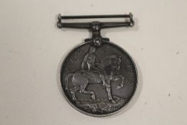 A WWI MEDAL AWARDED TO PTE. J. E. STEPHENS R. W. FUS