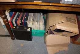 A QUANTITY OF MOSTLY CLASSICAL LP RECORDS, 78S ETC.