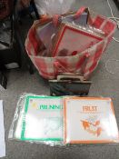 A BAG OF VINTAGE SEWING PATTERNS ETC.