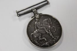 A WWI MEDAL AWARDED TO 22265 PTE. S. LIVELEY. G. GRDS.