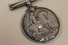 A WWI MEDAL AWARDED TO 234996 SPR. A. SAVINGS. R. E