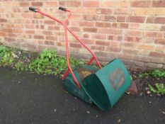 A VINTAGE QUALCAST PUSH MOWER