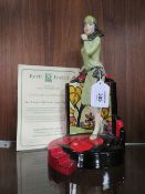A KEVIN FRANCIS LIMITED EDITION FIGURE 'CLARICE CLIFF CENTRE STAGE, with certificate, number 238