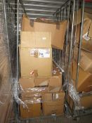 A CAGE OF ASSORTED TOYS AND GIFTWARE