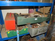 A QUANTITY OF TOOLS AND PARTS ETC