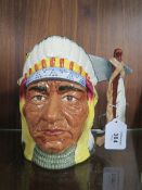 TWO ROYAL DOULTON CHARACTER JUGS FROM WILLIAMSBURG - NIGHT WATCHMAN, consisting of medium D6576