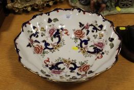 A MASONS MANDALAY SHELL SHAPED DISH