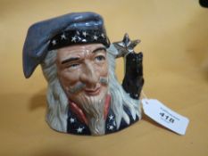 ROYAL DOULTON CHARACTER JUG - THE WIZARD D6909, H 10 cmCondition Report:No obvious damage or