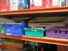 FIVE BOXES OF ASSORTED TOOLS TO INCLUDE SAWS